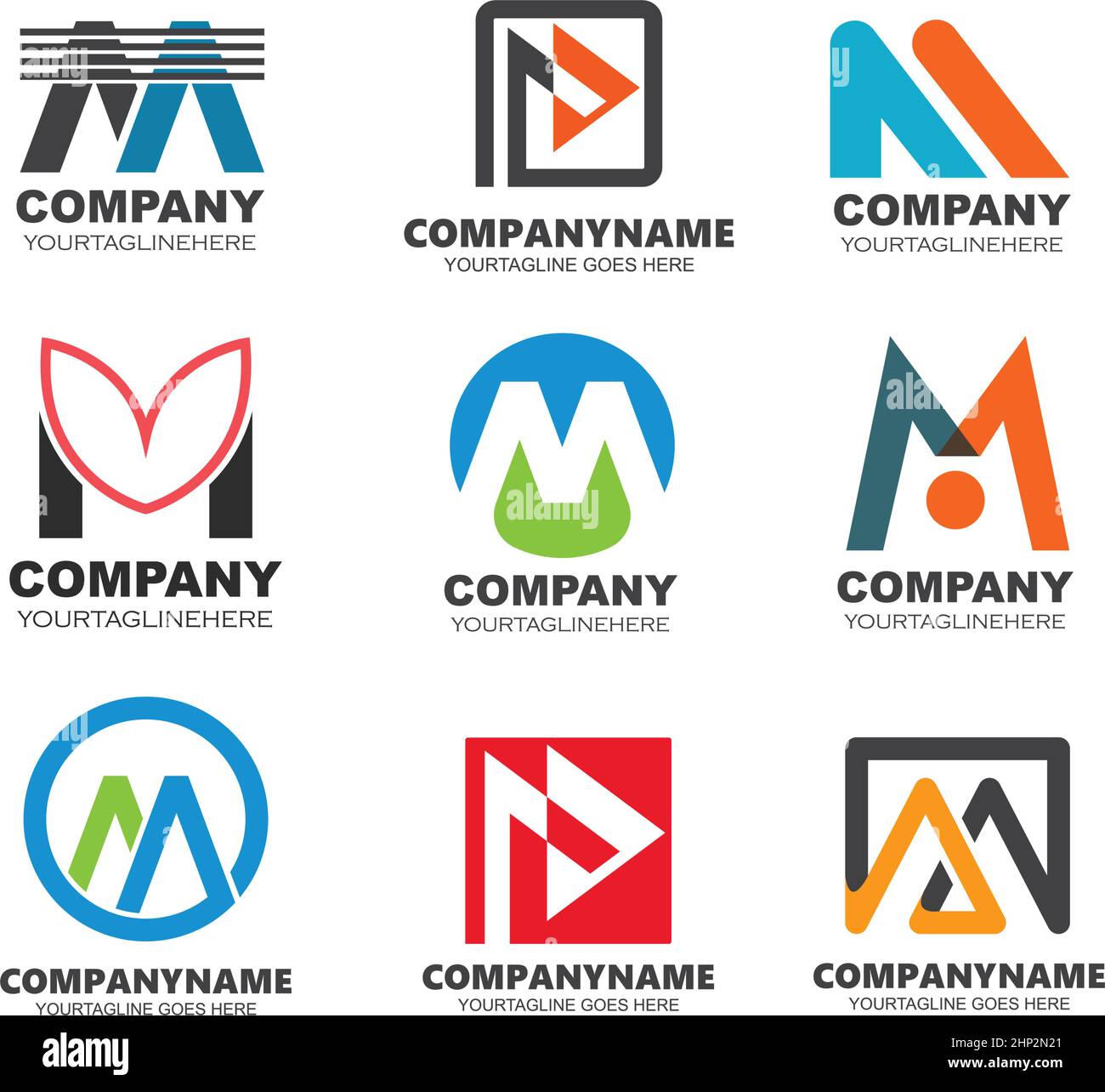 M Letter vector icon Template Illustration Stock Vector Image & Art - Alamy
