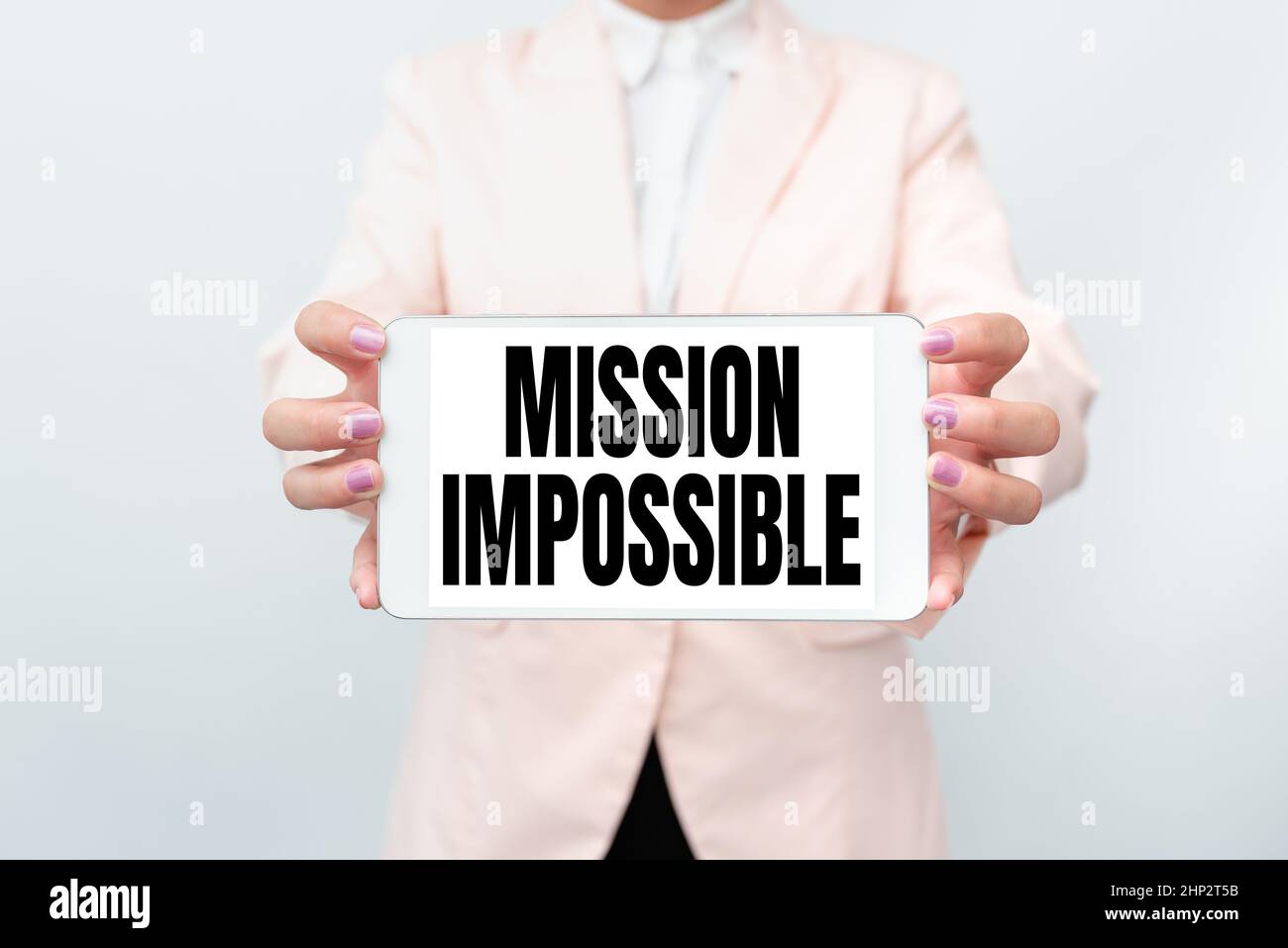 Hand presenting against abstract technology background Stock Photo - Alamy