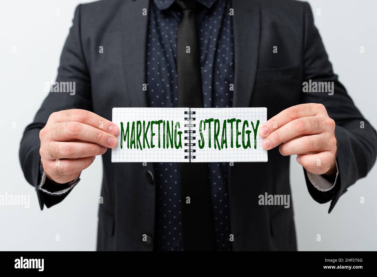 Text showing inspiration Marketing Strategy, Business idea Scheme on How to Lay out Products Services Business Presenting New Plans And Ideas Demonstr Stock Photo