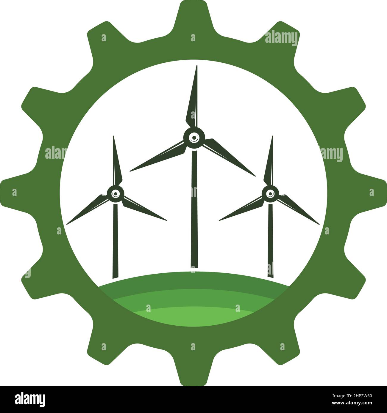 wind turbine icon vector illustration design template Stock Vector ...