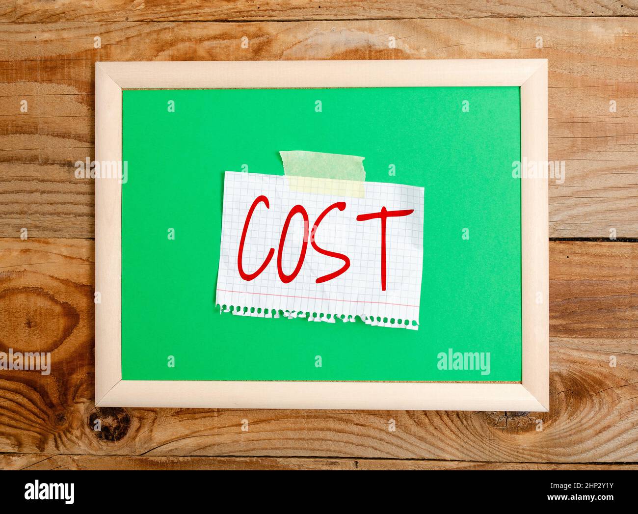 Inspiration showing sign Cost, Business approach The amount that usualy paid for a item you buy or hiring a person Display of Different Color Sticker Stock Photo