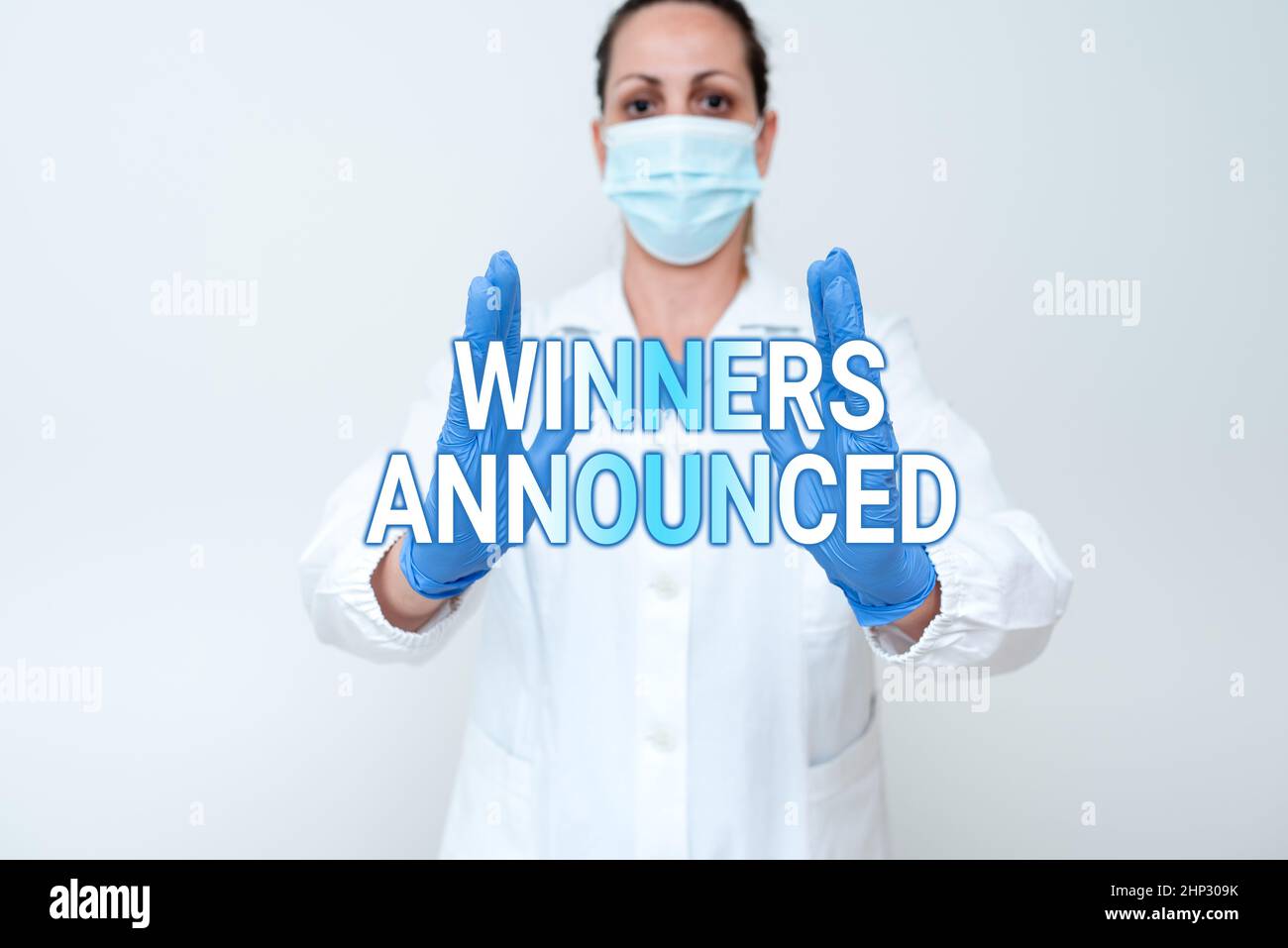Text showing inspiration Winners Announced, Business showcase ...