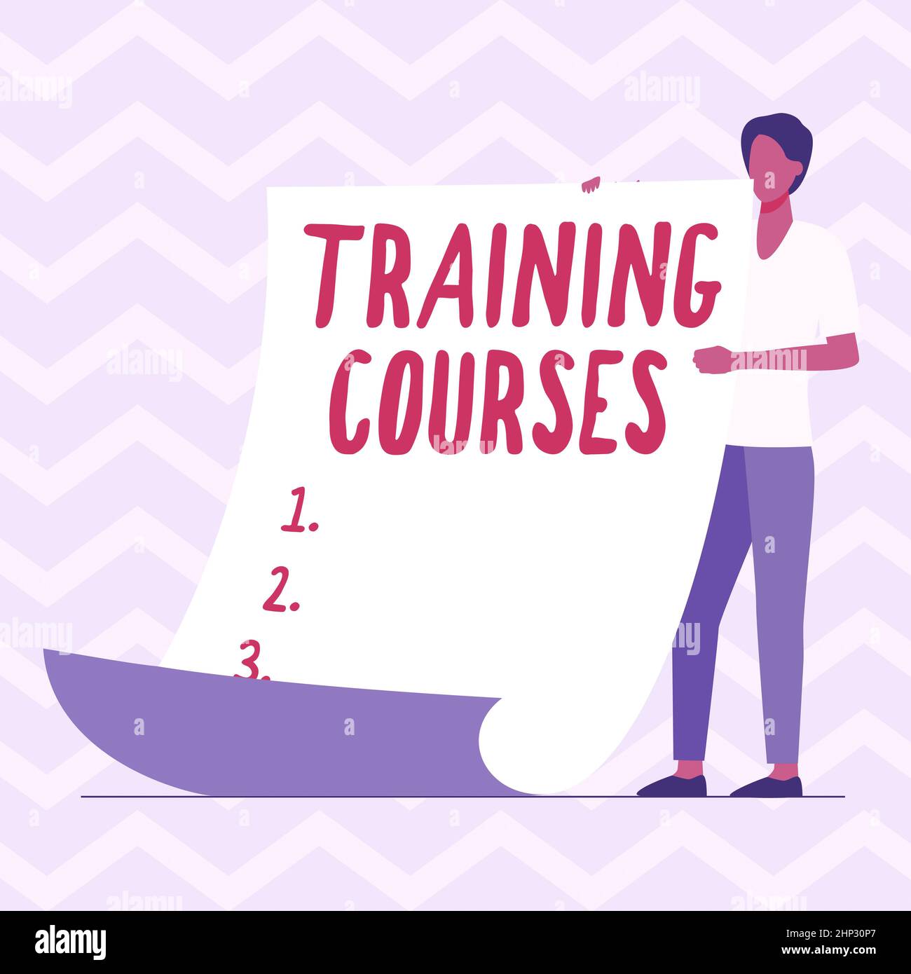 Text sign showing Training Courses, Business overview is series of ...