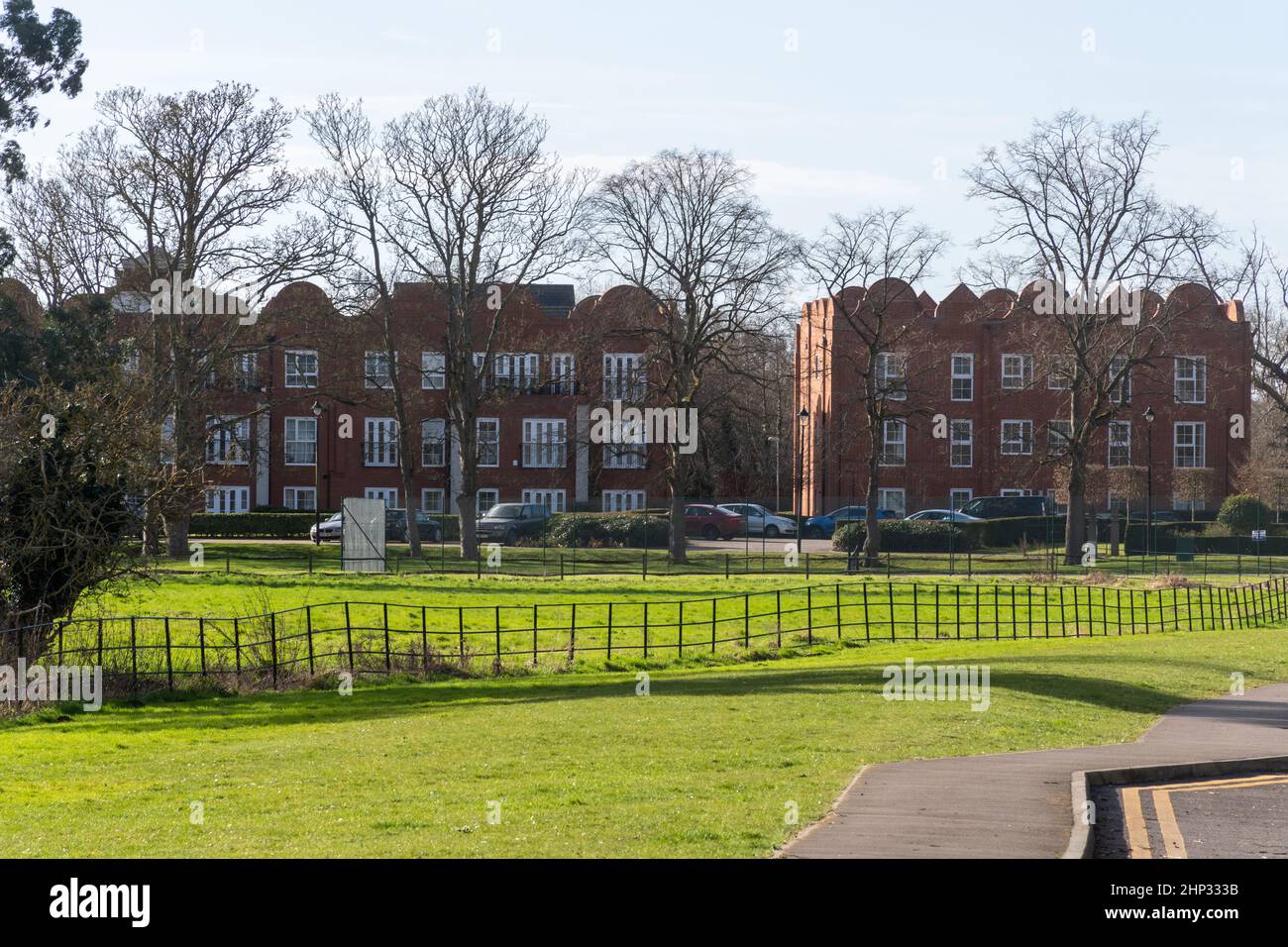 Gresham Mill in Old Woking, Surrey, England, UK, former mill and