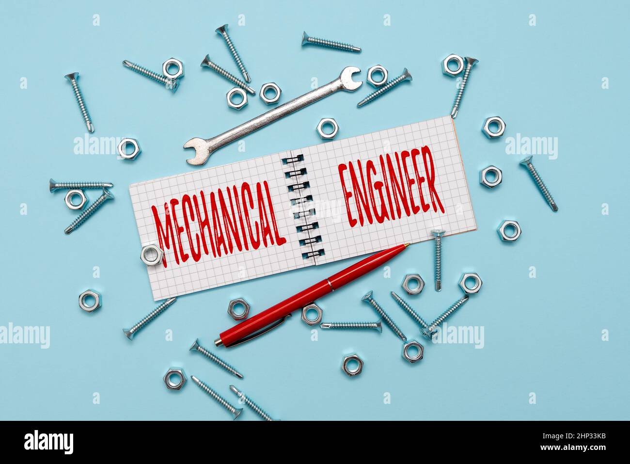 Sign displaying Mechanical Engineer, Word for Applied Engineering