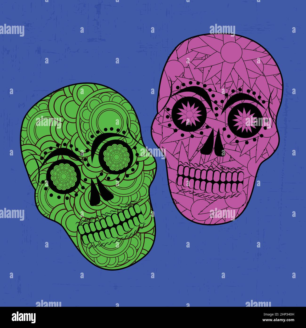 Dia De los Muertos Stock Vector Image & Art Alamy