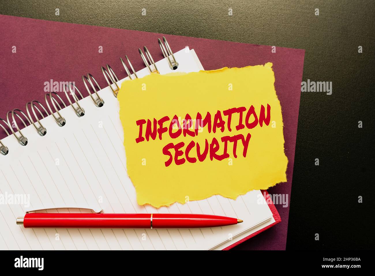 Text showing inspiration Information Security, Business concept INFOSEC ...
