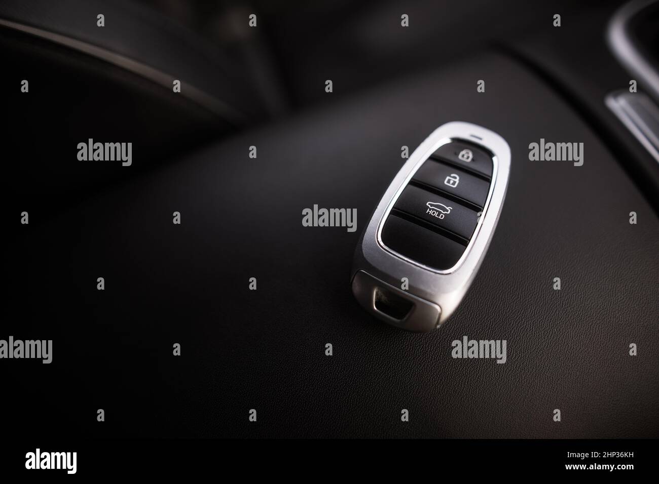 Close up shot of a modern car wireless key Stock Photo - Alamy