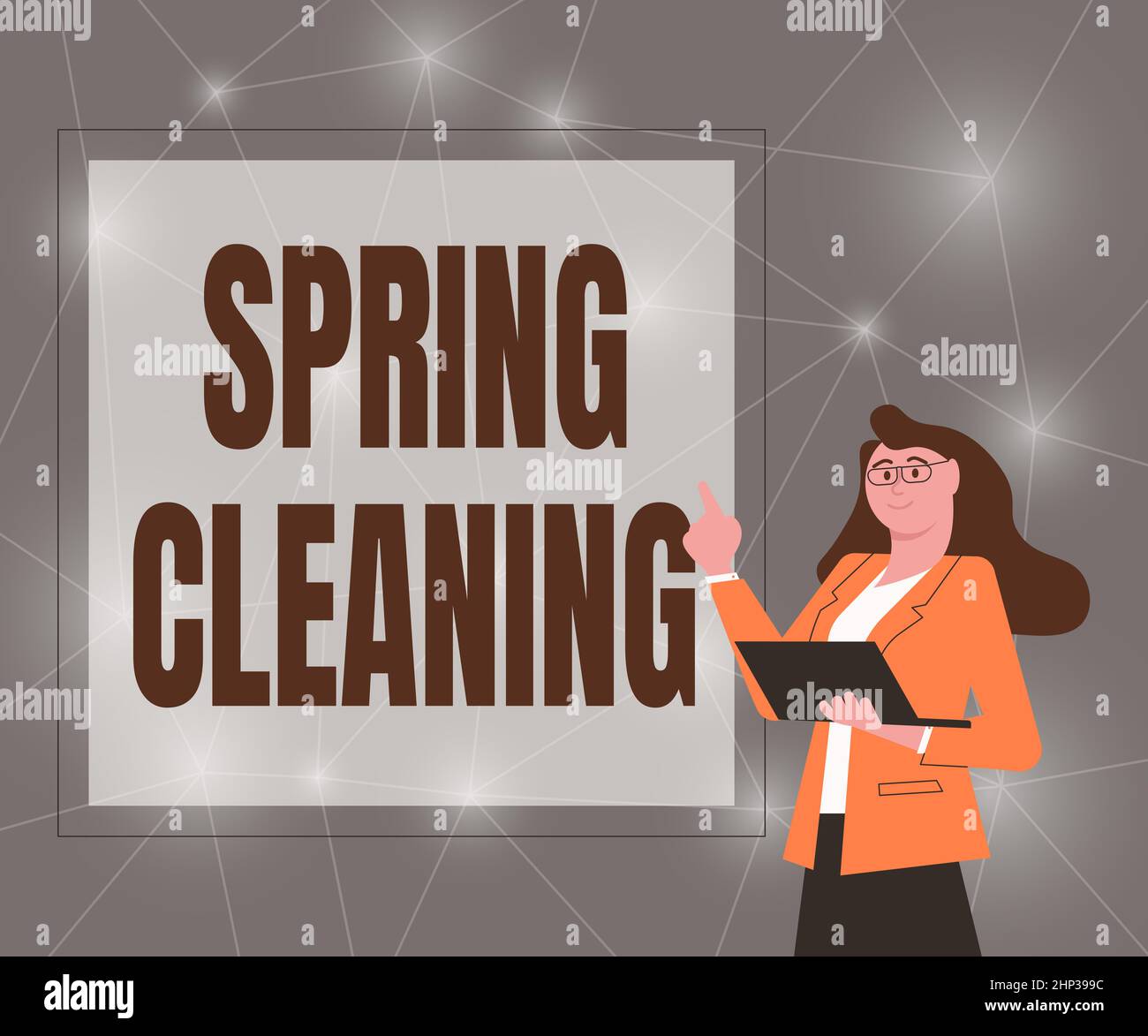 Writing displaying text Spring Cleaning, Concept meaning practice of ...