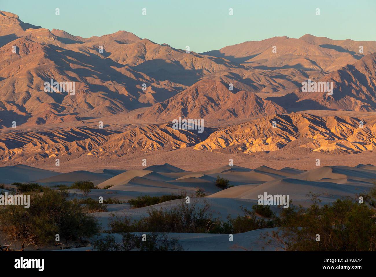 Landscape of Death Valley National Park in California, USA Stock Photo ...