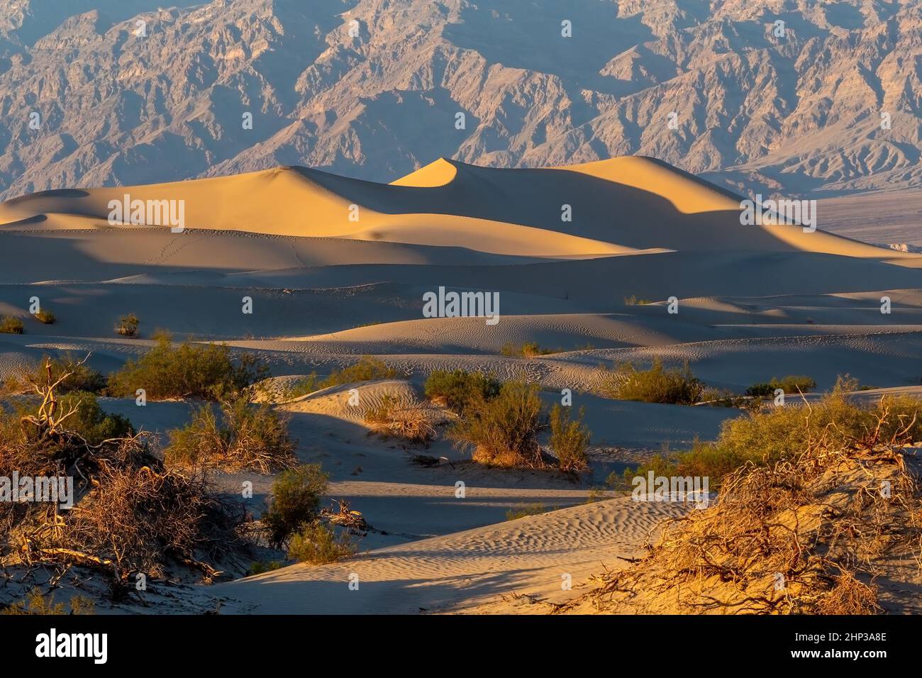 Landscape of Death Valley National Park in California, USA Stock Photo ...