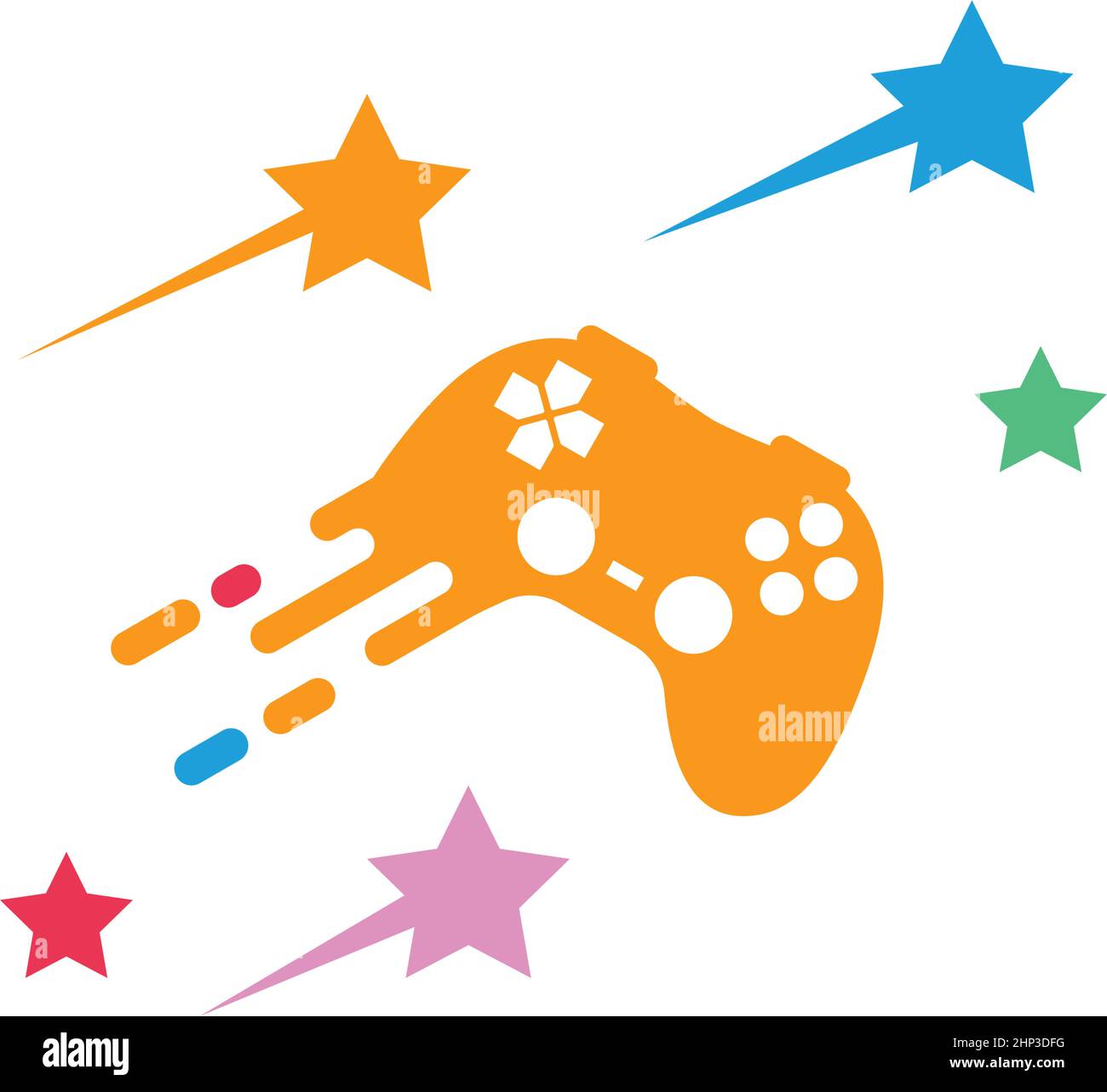 video game controller  icon vector illustration Stock Vector