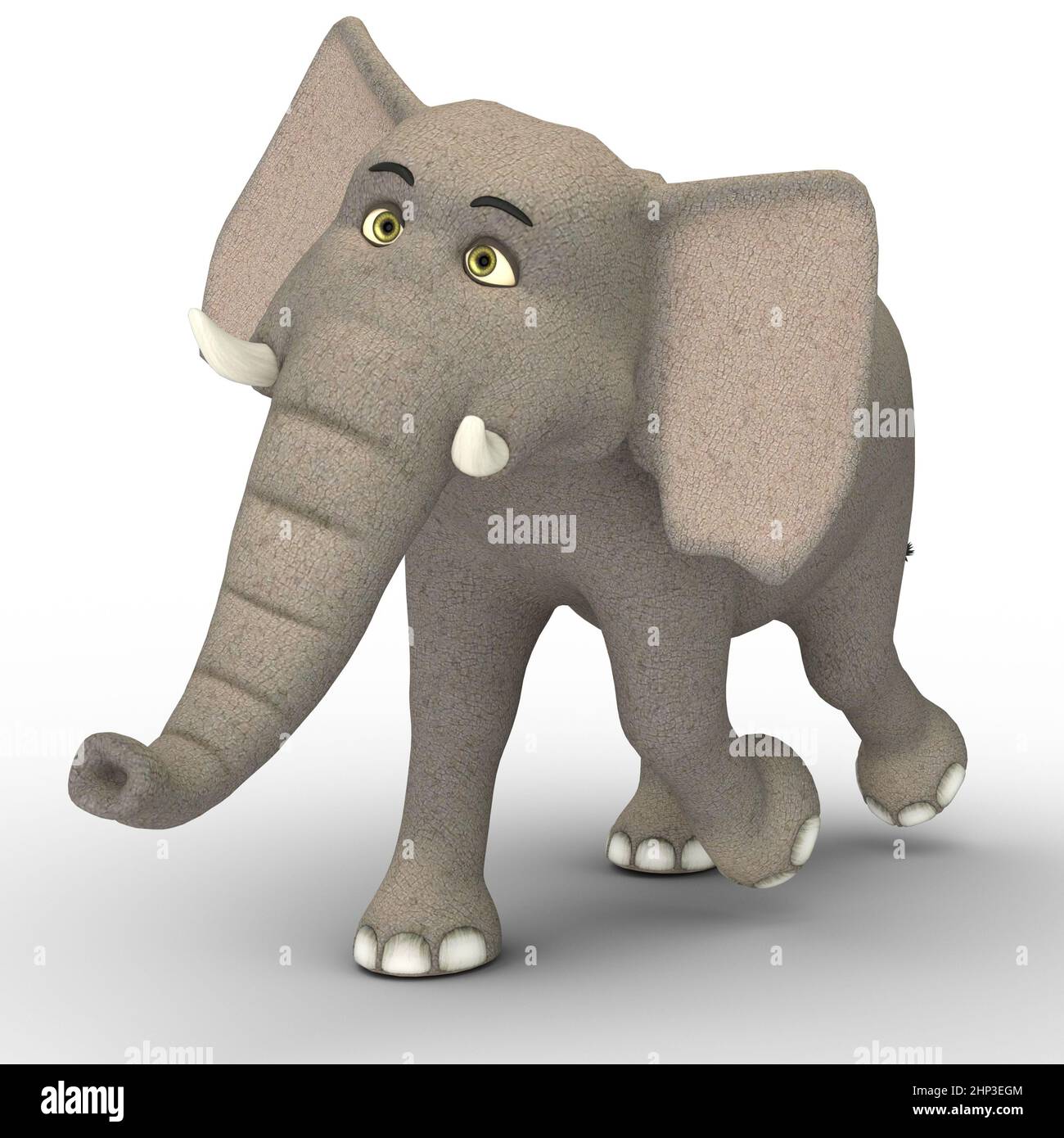 3D-illustration of a cute and funny adult cartoon elephant is curious Stock Photo - Alamy 3D-illustration of a cute and funny adult cartoon elephant is curious Stock Photo - Alamy