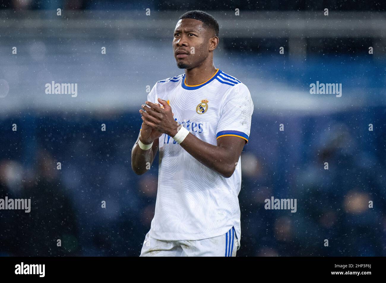 David Alaba of Real Madrid inspects the pitch with family during the  News Photo - Getty Images