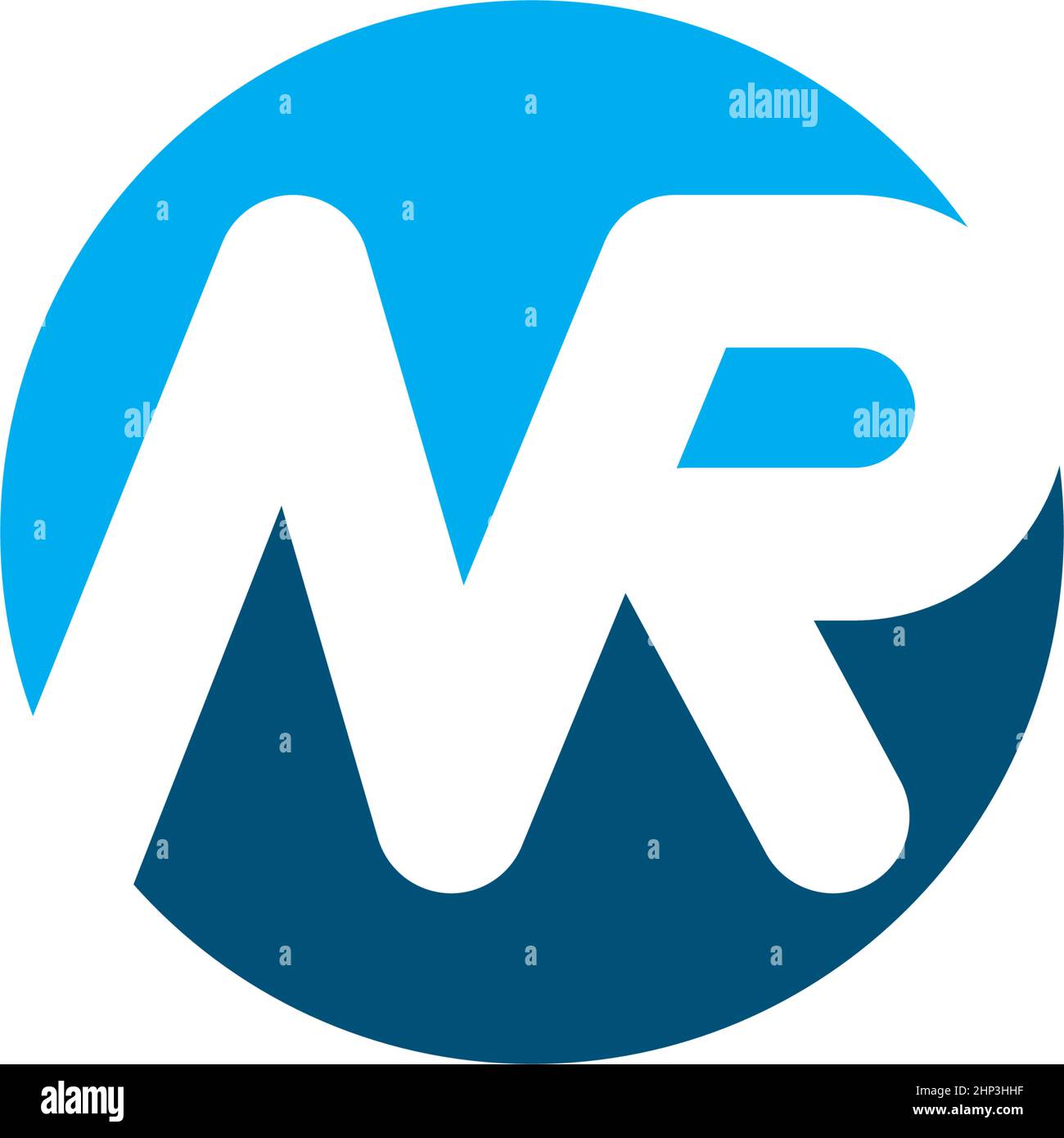 NR letter  icon vector illustration design template Stock Vector