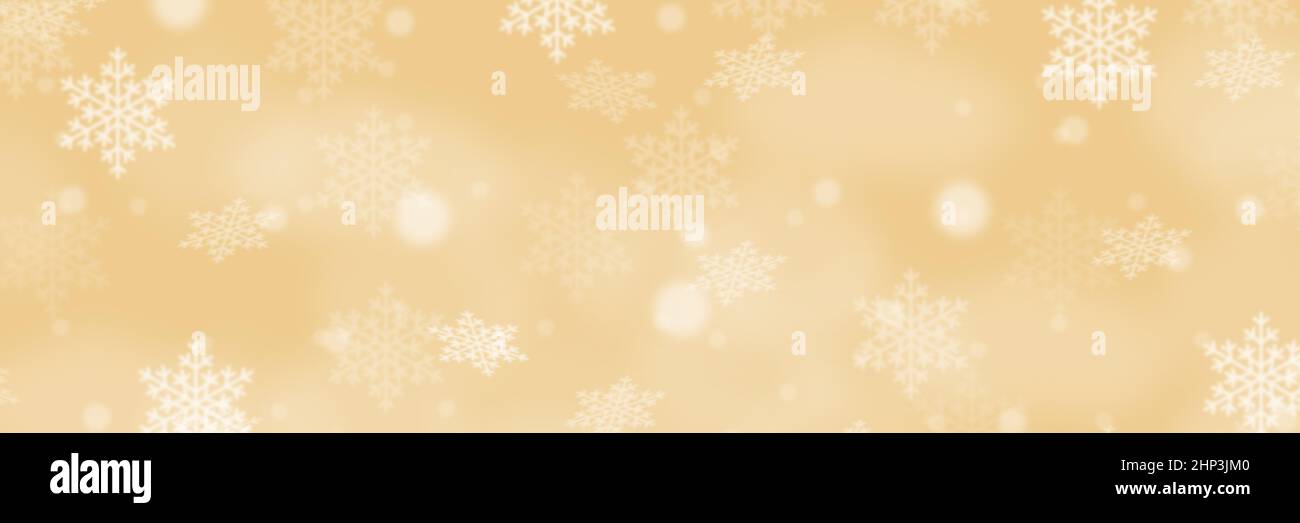 Christmas background pattern winter card wallpaper banner panorama with copyspace copy space snowflakes Stock Photo