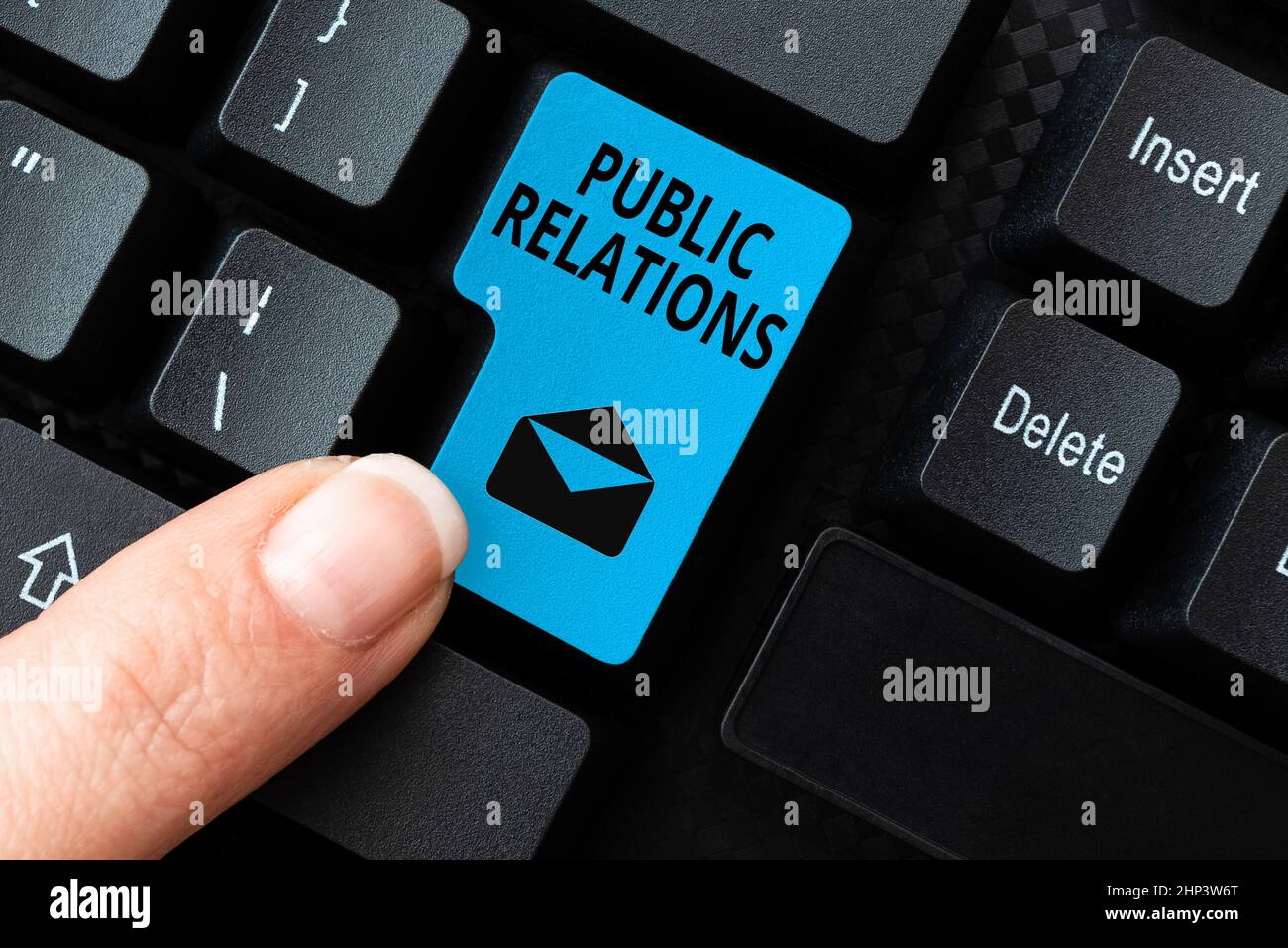 Handwriting text Public Relations, Word Written on practice managing spread of information between individual Compiling And Typing Online Research Mat Stock Photo