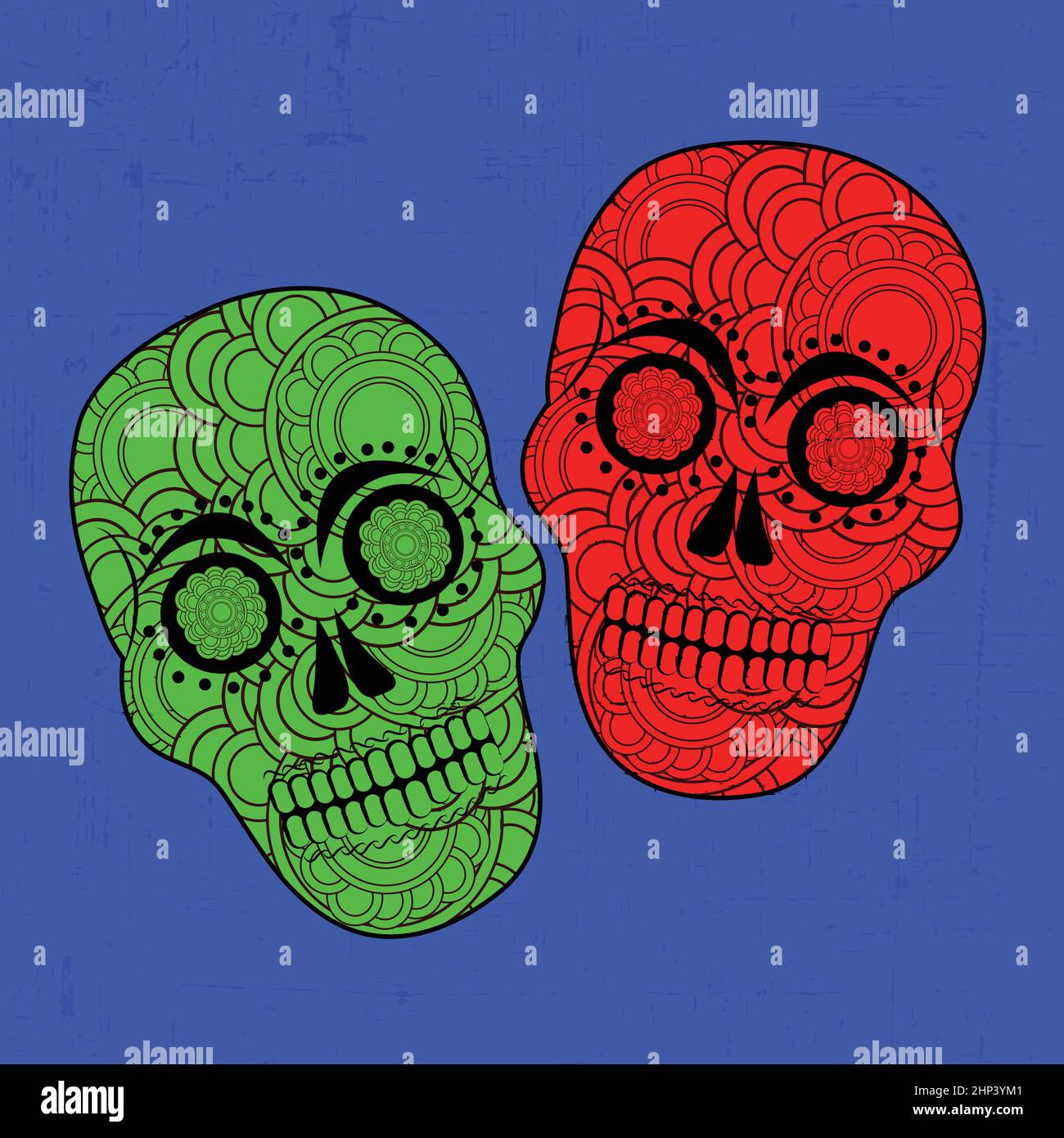 Dia De los Muertos Stock Vector Image & Art Alamy