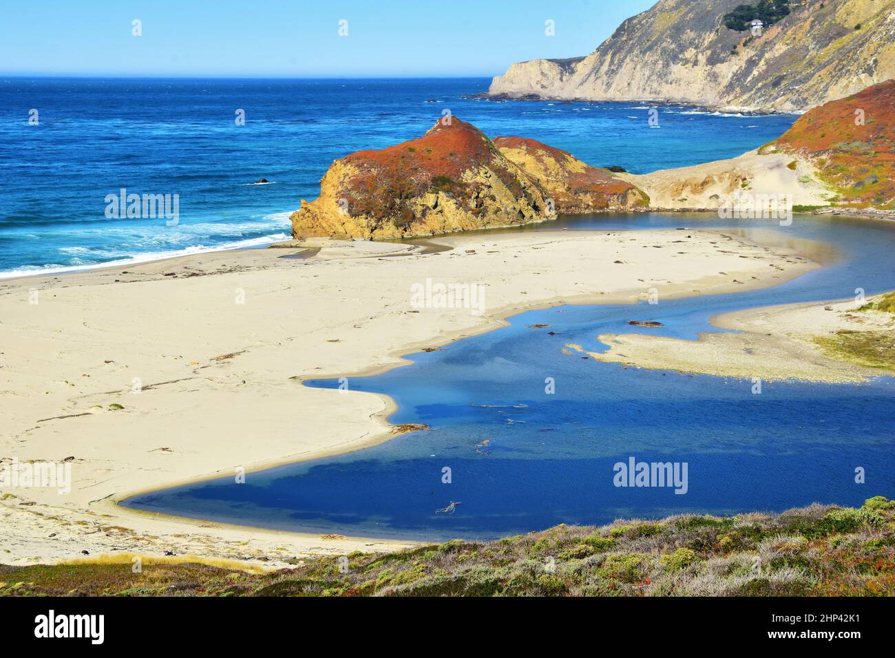 Big Sur Coast in California Stock Photo