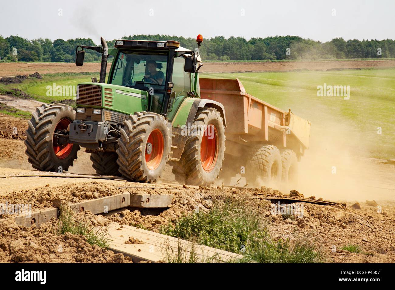 Dike reinforcement works in the Netherlands Stock Photo Alamy