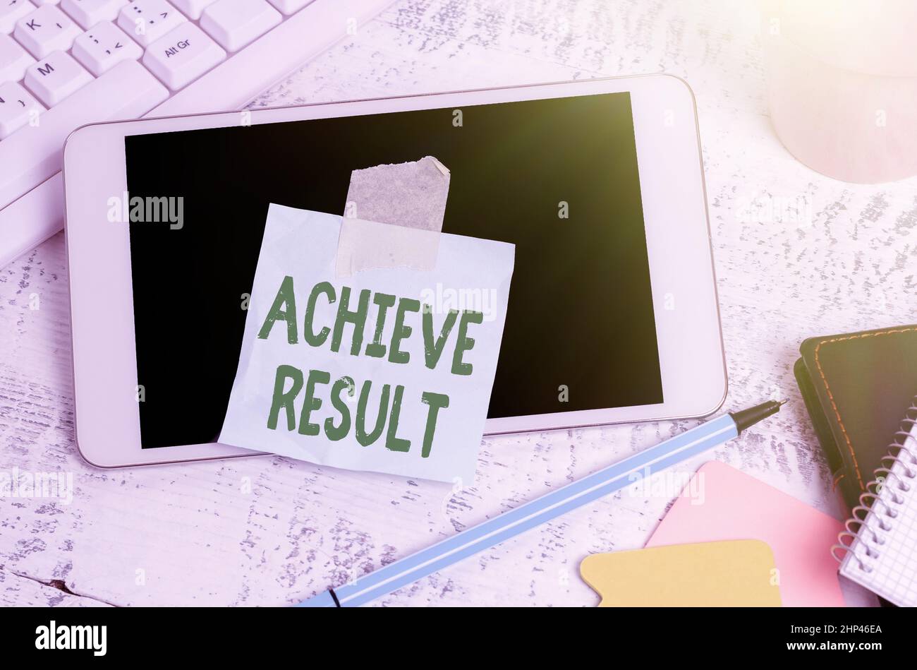 Conceptual Display Achieve Result Concept Meaning Accomplishment 