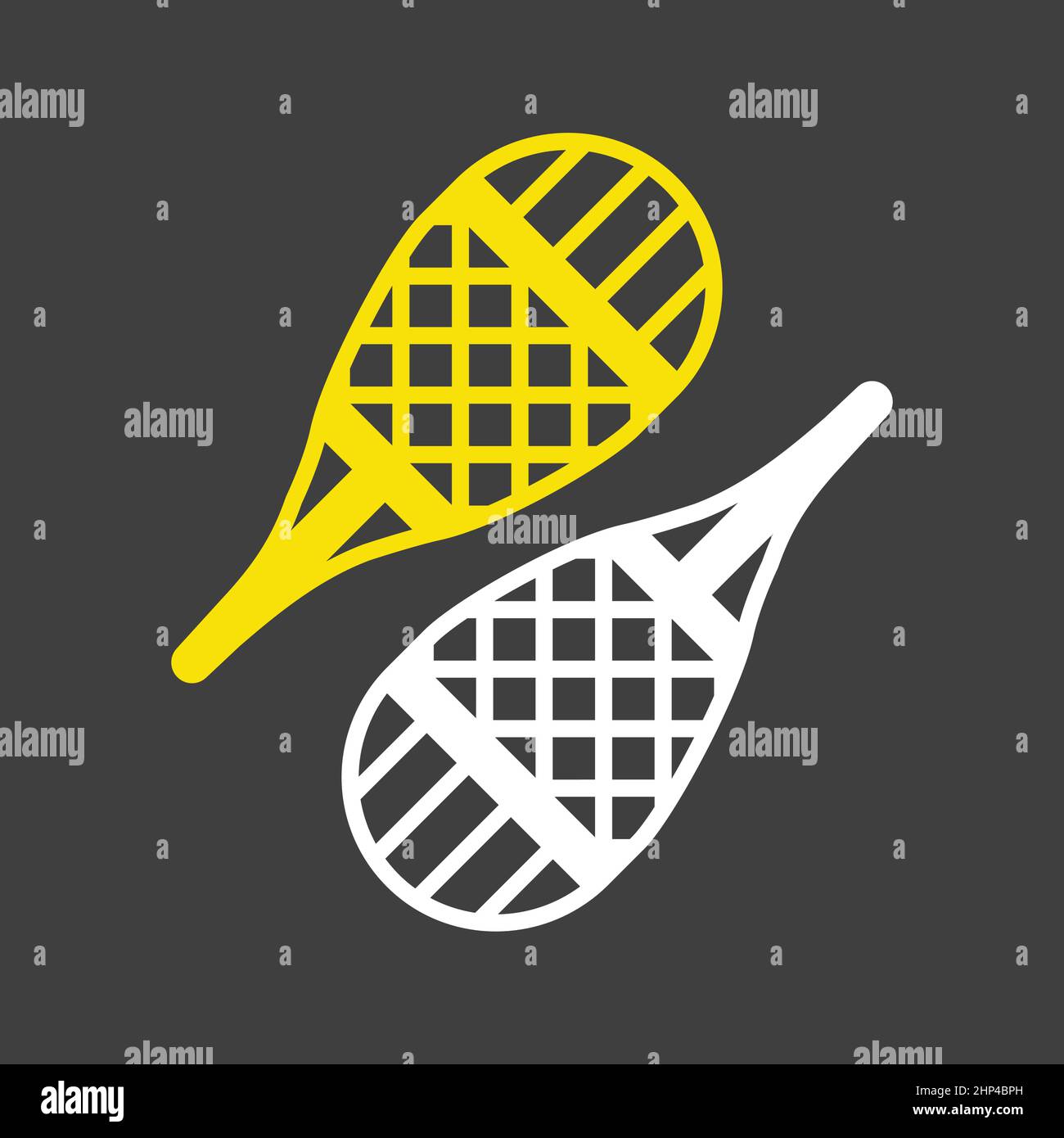 Snowshoes vector icon. Winter sign Stock Vector
