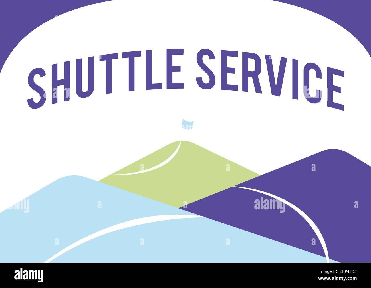 Conceptual caption Shuttle Service, Business idea vehicles like buses ...