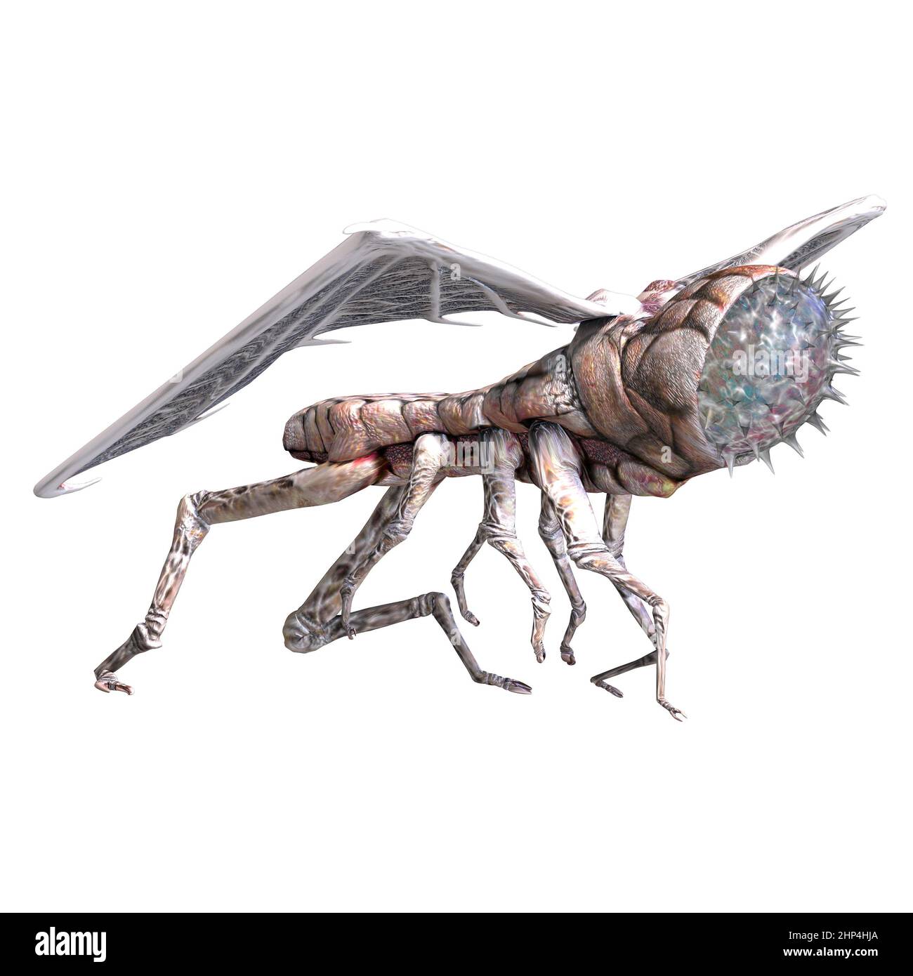 3d-illustration of a bright isolated horror fantasy alien insect Stock ...