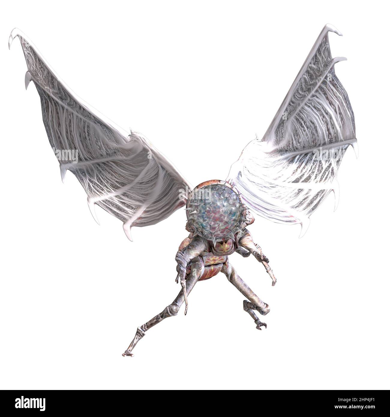 3d-illustration of a bright isolated horror fantasy alien insect Stock ...