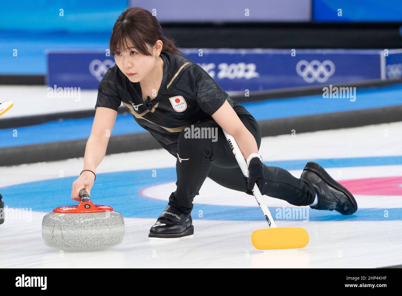 Yurika Yoshida (JPN) February 18, 2022 Olympic Curling
