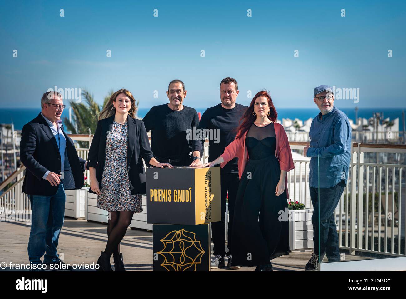 barcelona 18-02-2022-octores y actrices nominados premios de cine catalan Stock Photo