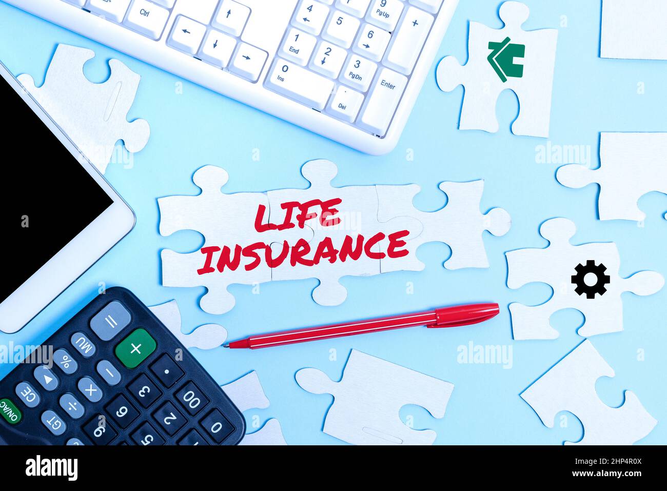 Conceptual display Life Insurance, Concept meaning Payment