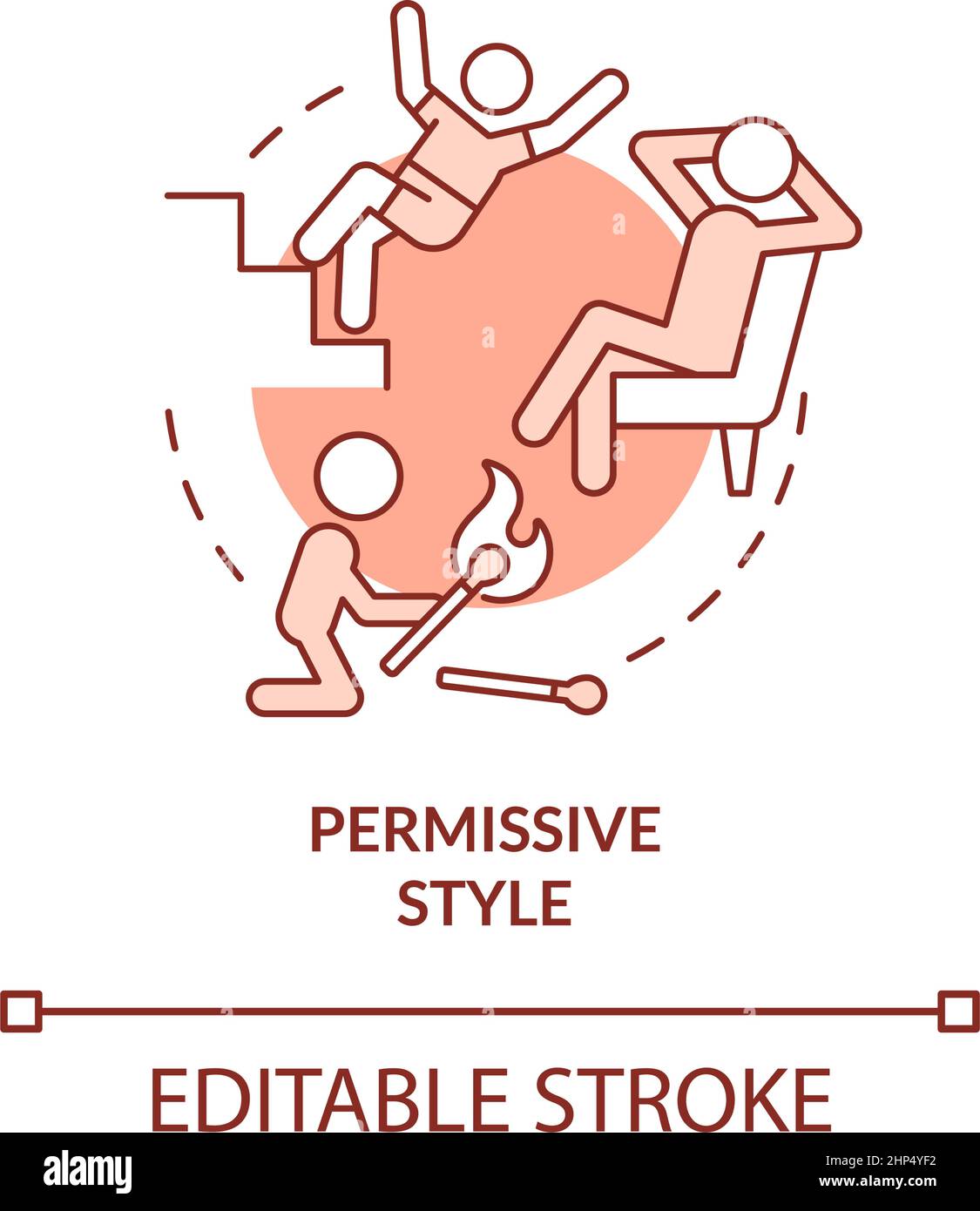 Permissive style terracotta concept icon Stock Vector Image & Art - Alamy