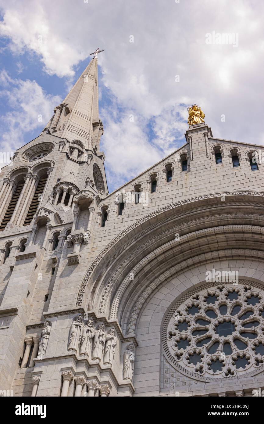 Vertical shot of a Catholic church Stock Photo - Alamy
