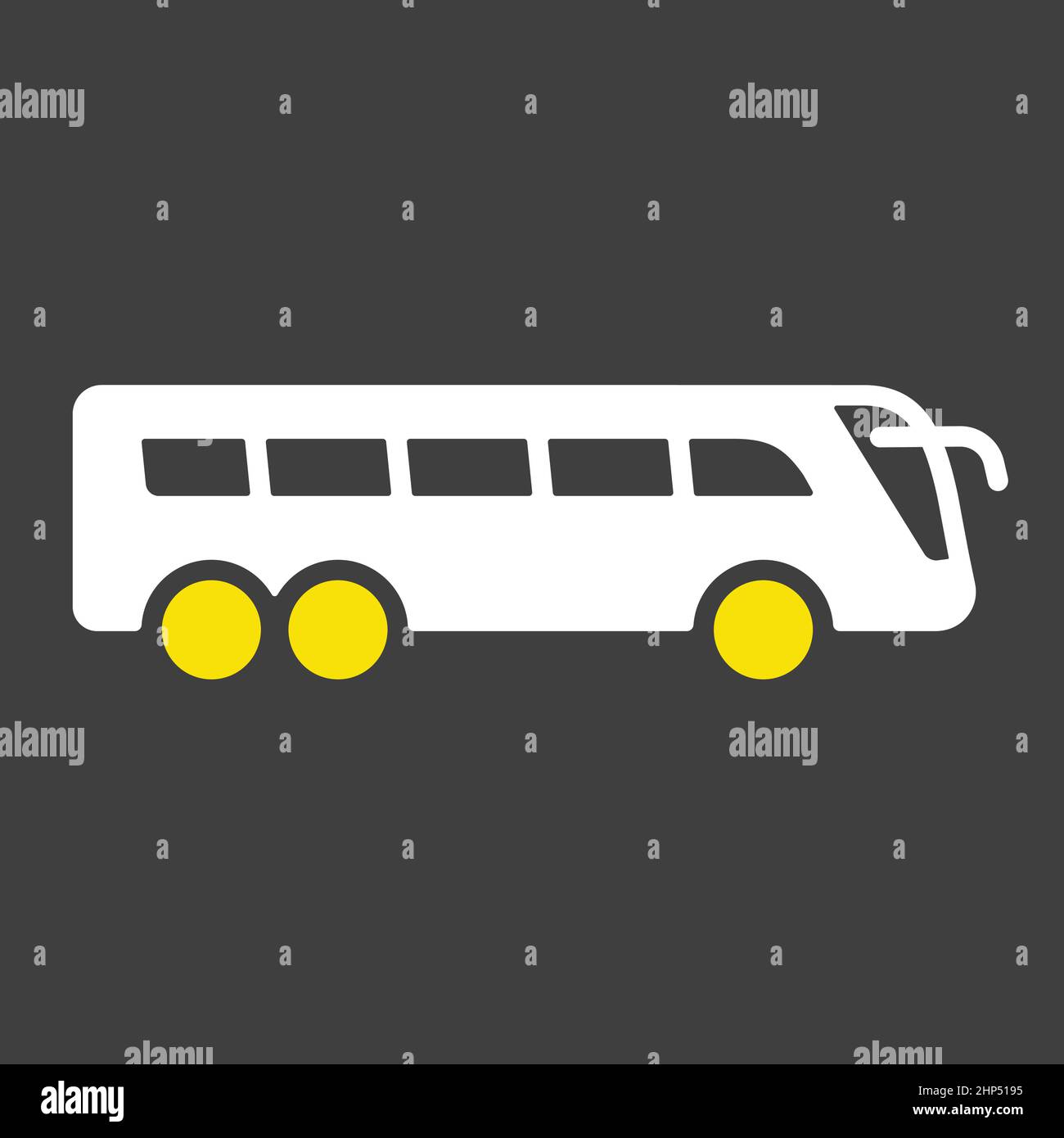 Isolated bus Stock Vector Images - Alamy