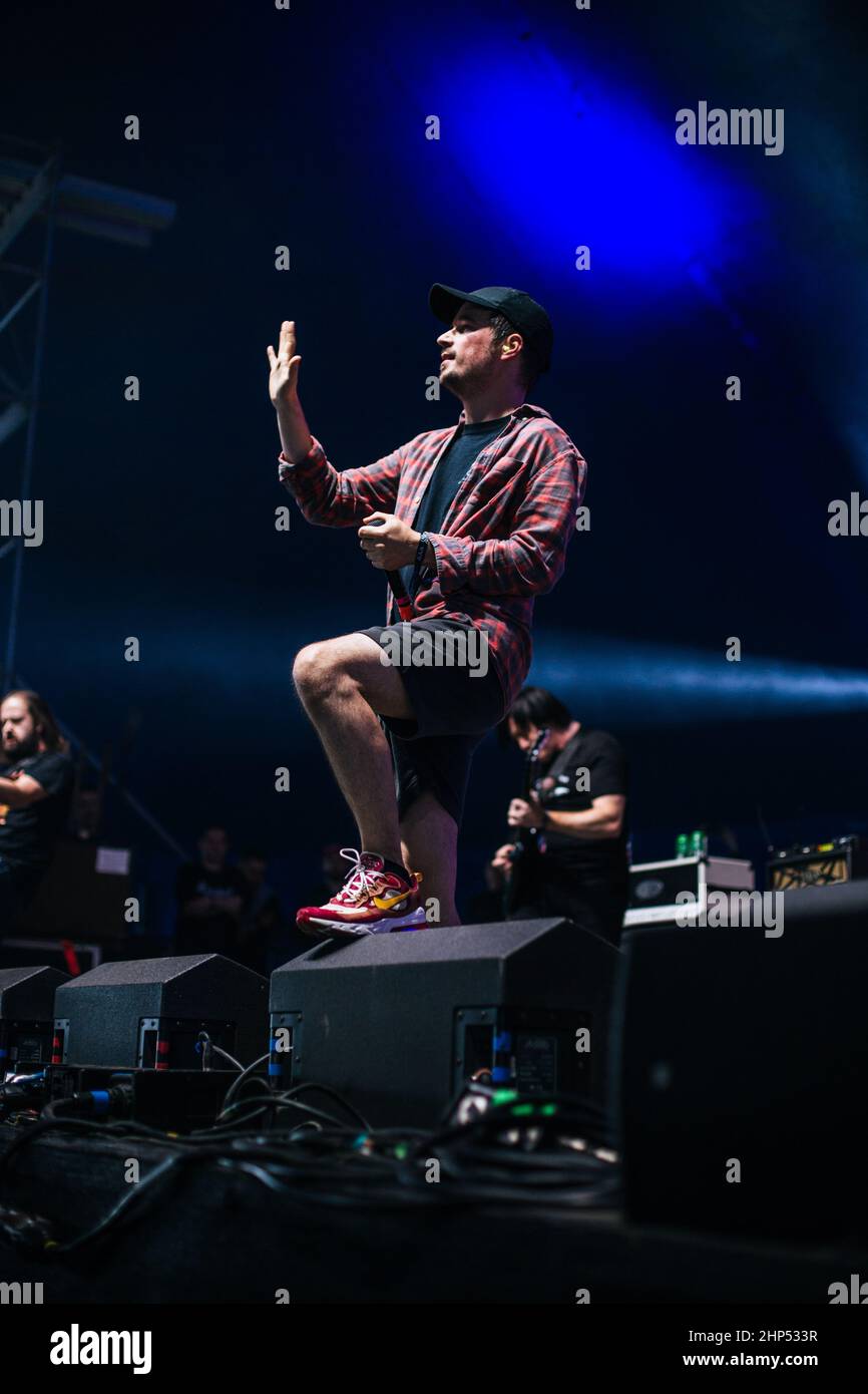 funeral for a friend live at slam dunk festival leeds 2021 Stock Photo