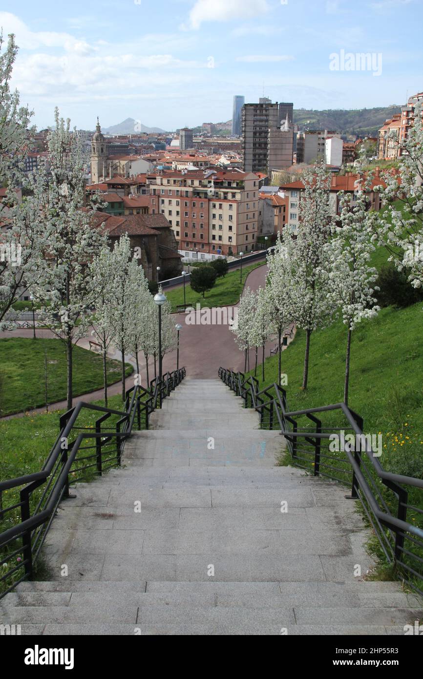 Beautiful shot of the city of Bilbao in Spain Stock Photo - Alamy