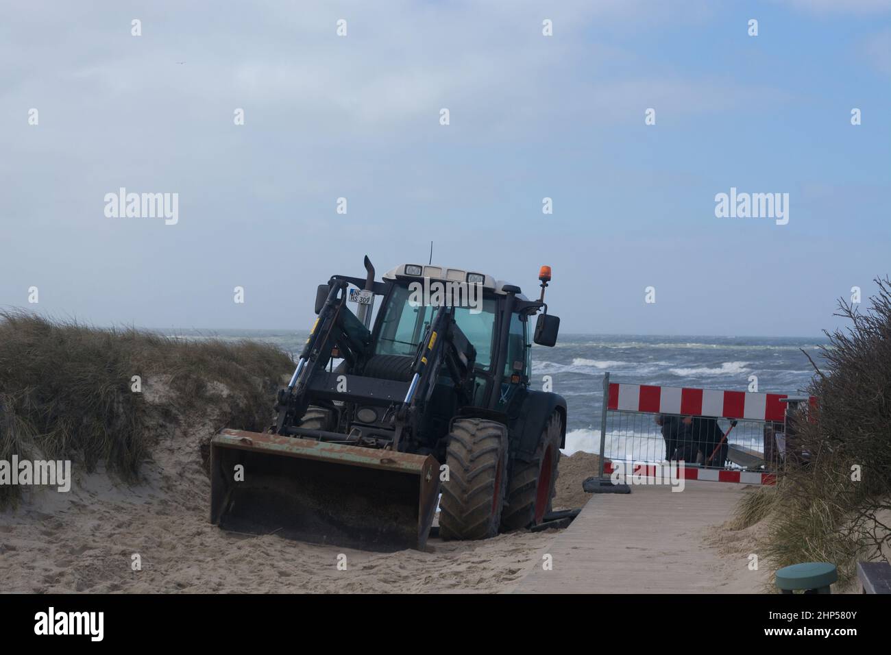 SYLT, GERMANY -MARCH  13, 2020: At the Beach bar Sansibar, Kampen, Sylt, North Frisia, Schleswig-Holstein, Germany, Europe Stock Photo