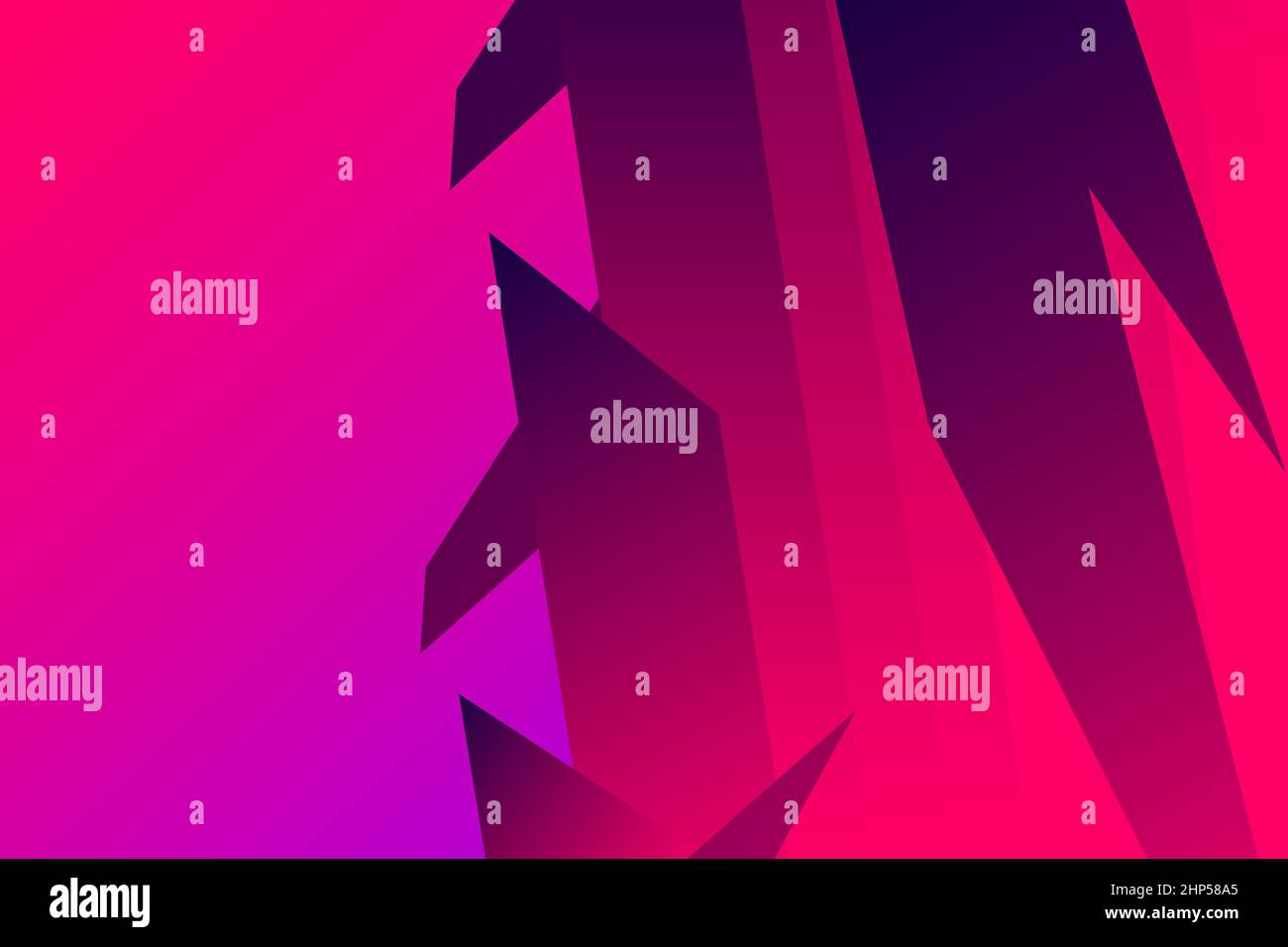 Minimal cover graphic, copy space design. Neon pink blue gradient colors. Abstract 80s texture geometric pattern lines. Dynamic stripes fluid trendy background. Artistic simple modern template vector Stock Vector