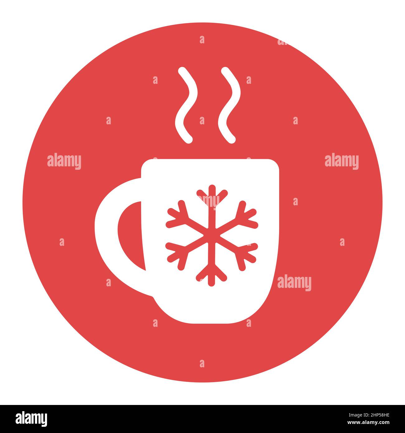 Hot cup vector icon Cut Out Stock Images &amp; Pictures - Alamy