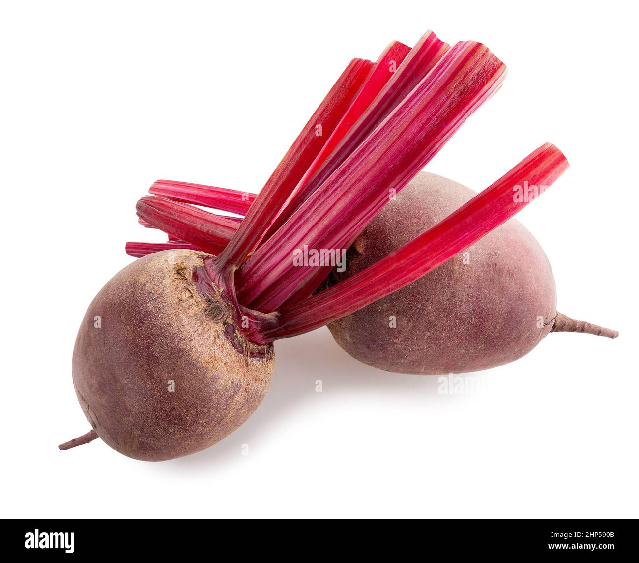 beetroot path isolated on white Stock Photo