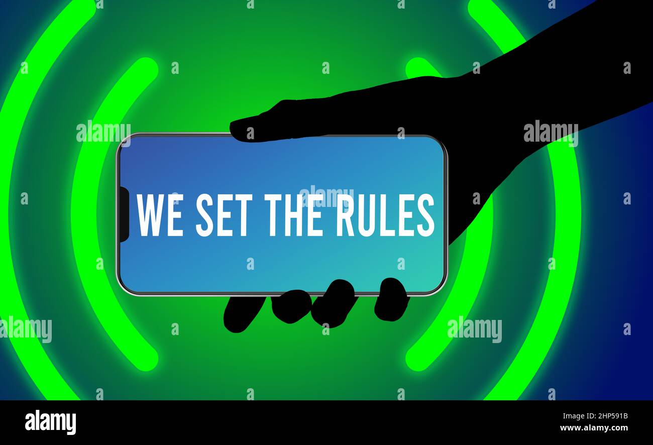 we set the rules Stock Photo Alamy