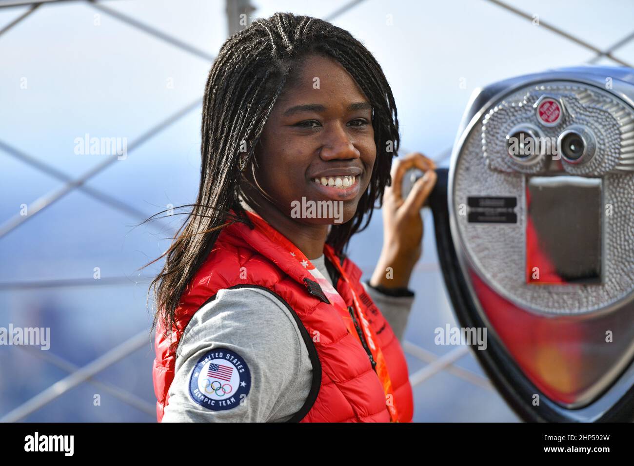 Olympic Gold MedalWinning Speed Skater Erin Jackson visits the Empire