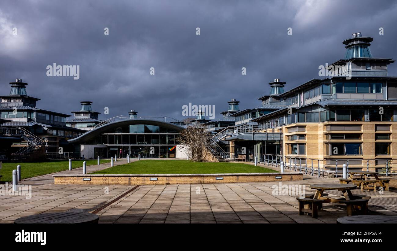 Centre for Mathematical Sciences, Cambridge University. Completed 2002, Architects Edward Cullinan Architects. Stock Photo