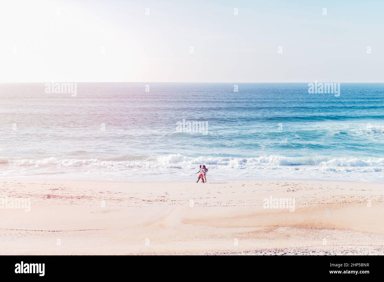 Atlantic Ocean beach near Aveiro, Portugal Stock Photo - Alamy