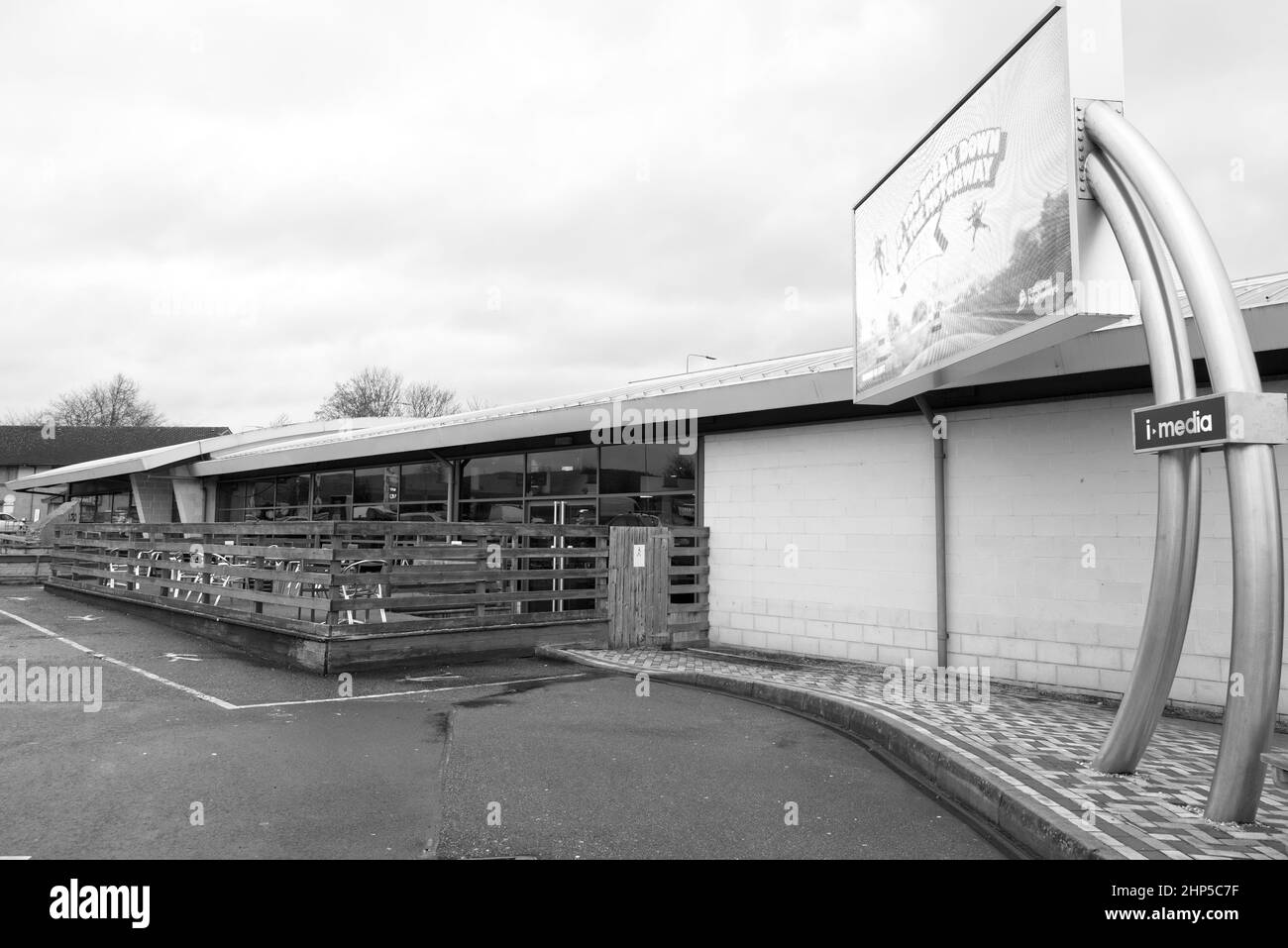 Trowell Motorway Service Stations on the M1 in Northern England Stock