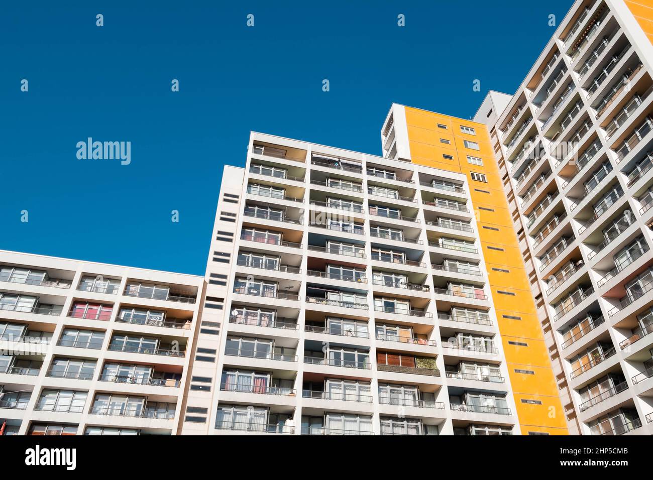 apartment building facade , residential real estate   Stock Photo