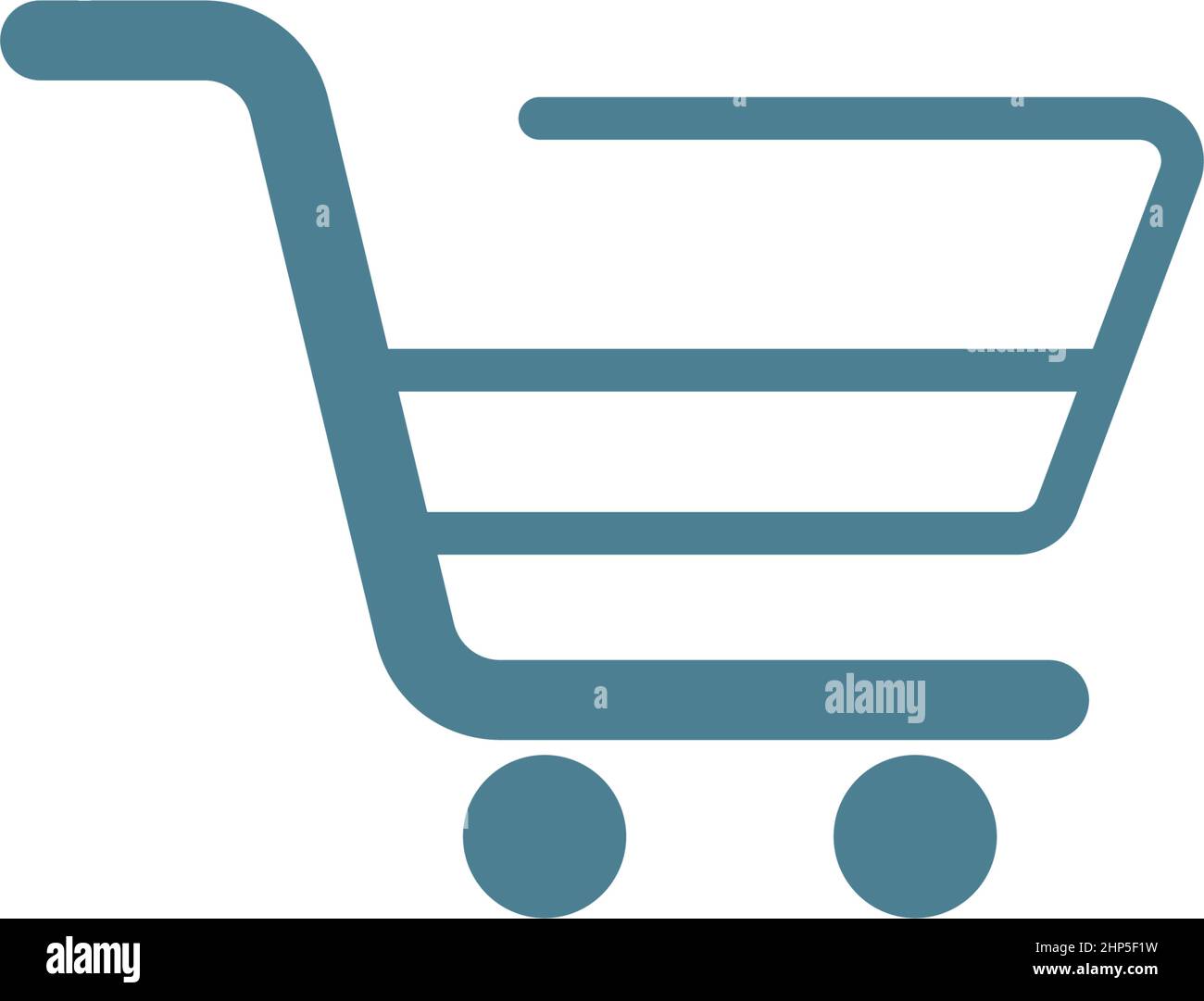 Shopping cart icon design template Stock Vector