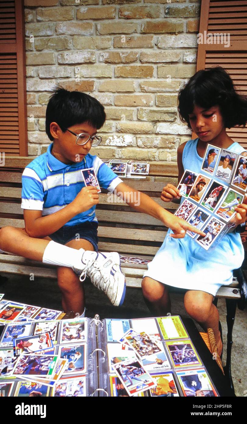 Baseball cards kids hires stock photography and images Alamy