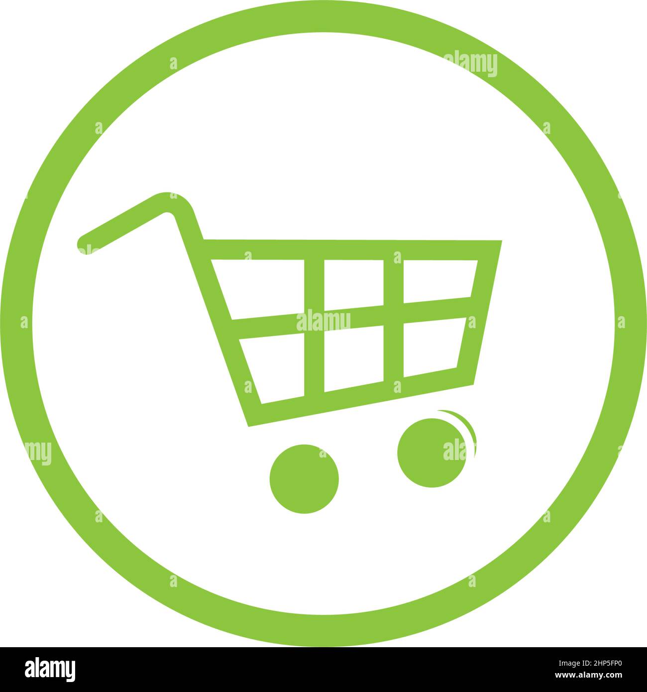 Shopping cart icon design template Stock Vector